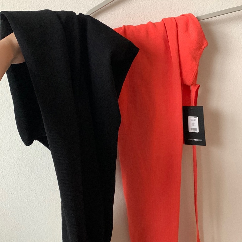 Fashion Nova tight ribbed long dress bundle